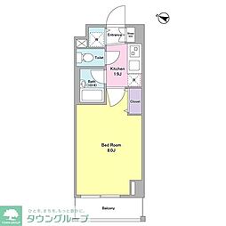 COMFORIA文京白山 1Kの間取図画像