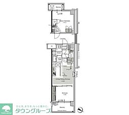ParkCube西ヶ原STAGE 2LDKの間取図画像