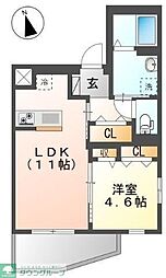 CHIGURA湯島 -チグラユシマ- 1LDKの間取図画像