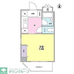 heartland 1Kの間取図画像