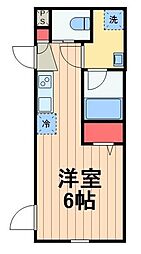 ディアス柴又 ワンルームの間取図画像