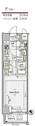 MAXIVニシアライ 1Kの間取図画像