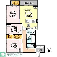物件の間取り