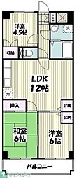 サンブライト新横浜 3LDKの間取図画像
