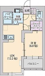 GRANRIO 1LDKの間取図画像