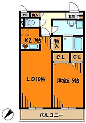 グラン・メゾン 1LDKの間取図画像