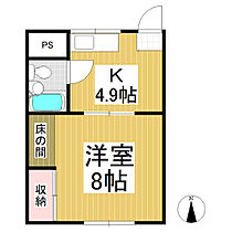 山好ハイツ  ｜ 長野県上田市国分1丁目（賃貸アパート1K・1階・28.00㎡） その2