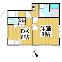 山和ハイツ  ｜ 長野県上田市長瀬（賃貸アパート1DK・2階・35.00㎡） その2