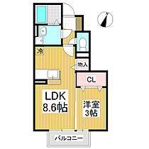 長野県上田市中央5丁目（賃貸アパート1LDK・1階・31.31㎡） その2