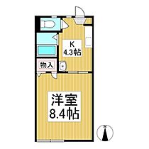 アドヴァンス大屋Ａ  ｜ 長野県上田市大屋（賃貸アパート1K・2階・26.46㎡） その2