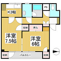 グリーンマンション（東御）  ｜ 長野県東御市田中（賃貸アパート2K・2階・43.00㎡） その2