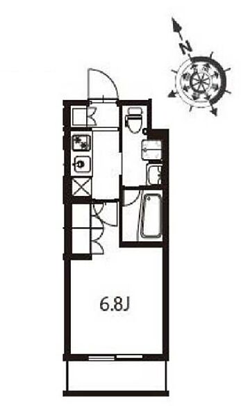 アジールコート東大井 419｜東京都品川区東大井２丁目(賃貸マンション1K・4階・21.76㎡)の写真 その2