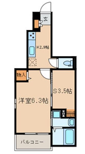 Ｓｕｎｒｉｓｅ　ｓｈｅｌｌ（サンライズシェル） 103｜東京都江東区南砂５丁目(賃貸アパート1SK・1階・31.65㎡)の写真 その2