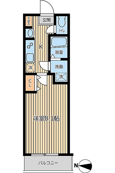 オーキッドレジデンス両国II 302｜東京都墨田区亀沢４丁目(賃貸マンション1K・3階・25.99㎡)の写真 その2