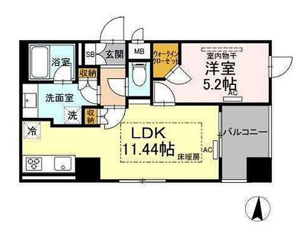 ロイジェントパークス錦糸町 603｜東京都墨田区横川４丁目(賃貸マンション1LDK・6階・41.48㎡)の写真 その2