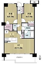 ルネリバーズタワー東大島 303 ｜ 東京都江東区東砂３丁目20-24（賃貸マンション2LDK・3階・60.04㎡） その2