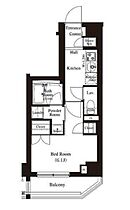 アーバンパーク住吉 601 ｜ 東京都江東区毛利１丁目21-7（賃貸マンション1K・6階・26.22㎡） その2