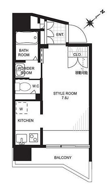 ティエドゥール麻布台 702｜東京都港区麻布台３丁目(賃貸マンション1K・7階・25.14㎡)の写真 その2