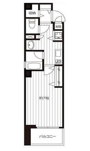 JY AZABU（ジェイワイ麻布） 601｜東京都港区麻布十番２丁目(賃貸マンション1K・6階・31.60㎡)の写真 その2