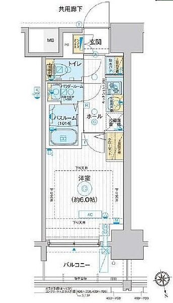 ディームス品川南大井 715｜東京都品川区南大井３丁目(賃貸マンション1K・7階・20.95㎡)の写真 その2