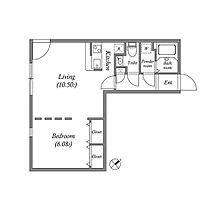 ブランシェ武蔵小山 104 ｜ 東京都目黒区目黒本町３丁目5-4（賃貸マンション1LDK・1階・42.77㎡） その2