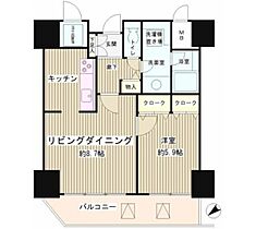 トレステージ目黒 1007 ｜ 東京都目黒区下目黒２丁目22-11（賃貸マンション1LDK・10階・46.31㎡） その2