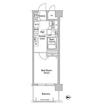 コンフォリア東品川（旧コムフラッツ東品川） 210 ｜ 東京都品川区東品川３丁目22-11（賃貸マンション1K・2階・25.52㎡） その2