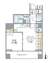 KDXレジデンス南麻布 806 ｜ 東京都港区南麻布２丁目3-22（賃貸マンション1LDK・8階・42.52㎡） その2