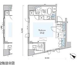 オーキッドレジデンス六本木 207 ｜ 東京都港区六本木３丁目8-5（賃貸マンション1R・2階・36.43㎡） その2