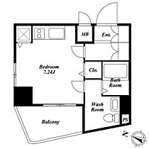 ベルファース東麻布 201 ｜ 東京都港区東麻布１丁目9-16（賃貸マンション1R・2階・22.51㎡） その2