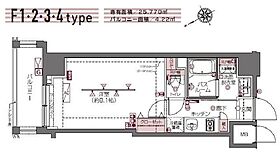 ZOOM白金高輪（ズーム白金高輪） 705 ｜ 東京都港区三田５丁目6-2（賃貸マンション1K・7階・25.77㎡） その2