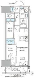 パークアクシス品川天王洲アイル 12階2LDKの間取り