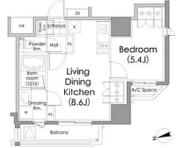 間取図画像 1LDK
