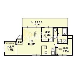 ミルト西大井(MIRTO西大井) 3LDKの間取図画像