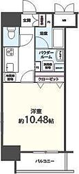 CIELShinbori 1Kの間取図画像