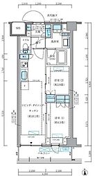 パークアクシス品川シーサイド 2LDKの間取図画像