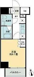 KDAGOTENYAMA 1Kの間取図画像