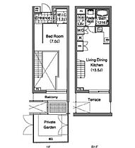 コンフォリア早稲田 108 ｜ 東京都新宿区弁天町147（賃貸マンション1LDK・1階・51.54㎡） その2