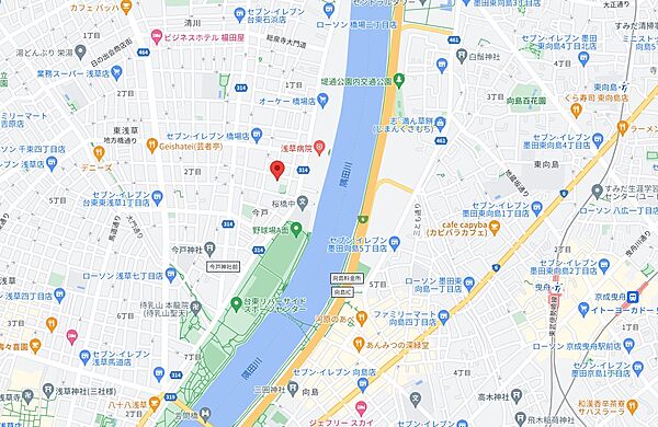 エステ浅草壱番館 101｜東京都台東区今戸２丁目(賃貸マンション1LDK・1階・40.67㎡)の写真 その16