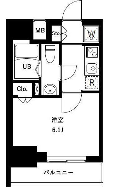 アーバンパークお花茶屋 203｜東京都葛飾区宝町１丁目(賃貸マンション1K・2階・21.28㎡)の写真 その2