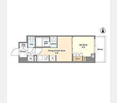 ラティエラ四谷 502 ｜ 東京都新宿区愛住町未定（賃貸マンション1DK・5階・26.31㎡） その2