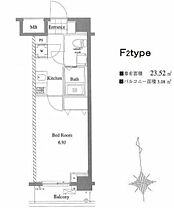 アゼスト日暮里（AZEST日暮里） 605 ｜ 東京都荒川区東日暮里３丁目8-19（賃貸マンション1K・6階・23.94㎡） その2