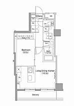 ザ・パークハビオ小石川 207 ｜ 東京都文京区小石川３丁目25-6（賃貸マンション1LDK・2階・40.07㎡） その2