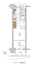 ＲＪＲプレシア東十条ガーデン 510 ｜ 東京都北区東十条３丁目3-1（賃貸マンション1LDK・5階・34.07㎡） その2