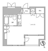 ガーデンアイル四谷（Garden i’ll Yotsuya） 1105 ｜ 東京都新宿区四谷１丁目24（賃貸マンション1R・11階・29.73㎡） その2