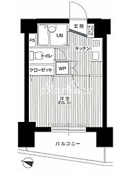 ロアール御茶ノ水順天堂大学前 1Kの間取図画像