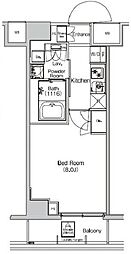 プラウドフラット外神田 1Kの間取図画像