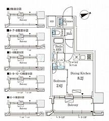 物件の間取り