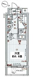 ParkWell東大前 1Kの間取図画像