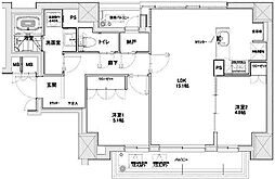ADONIS 2LDKの間取図画像